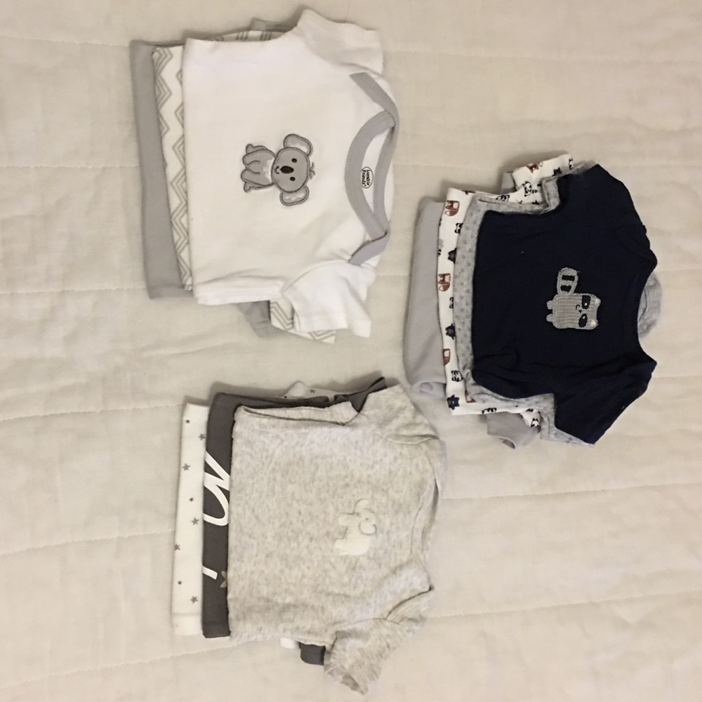 10 onesies! 0-3 month! Never used!